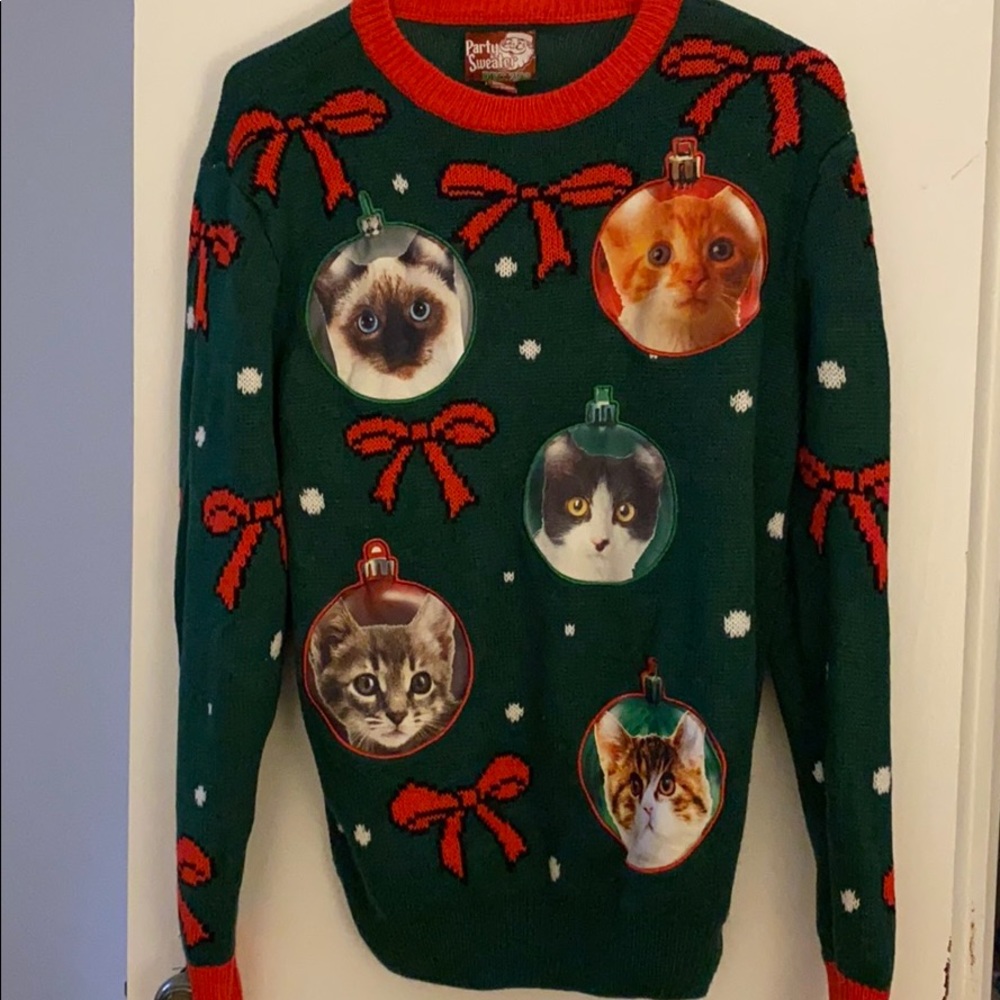 🌿Cat Ugly Christmas Sweater